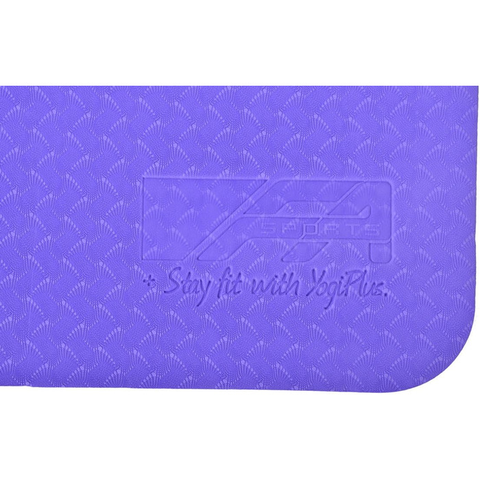 Килимок FASports Yogiplus, двосторонній, 183x60,6 см, фіолетовий