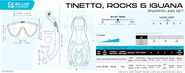 Набір трубок CRESSI унісекс: плавники Кам'яні, маска Tinetto, Ігуана Dry