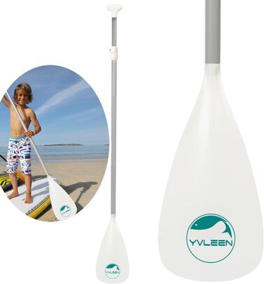 Весло YVLEEN Kids SUP - регульоване, міцне, легке, 3 частини (B Lilienwei)