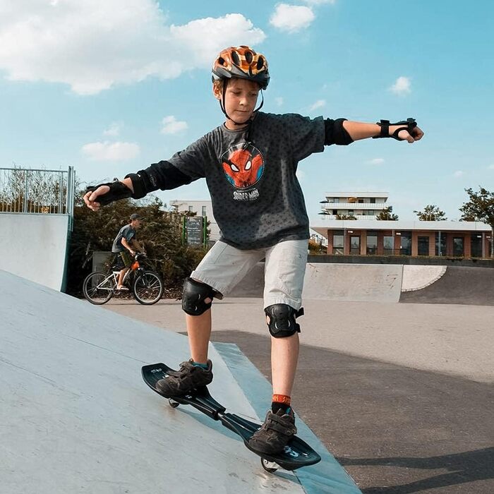 Дитячі дорослі наколінники Комплект Протектори - Inine Skates Наколінники - Накладки Ininer Women 6 в 1, Наколінники Eenbogen Pads Протектори для рук Скутер Скейтборд Roerbading Cycling Roer (black-B, M)