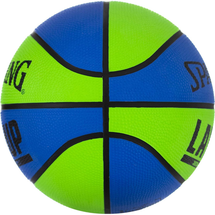 Баскетбольний м'яч Spalding Lay-Up Mini відкритий 55,9 см 65152A Розмір 3 синій / зелений