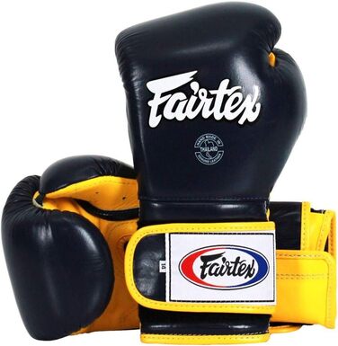 Боксерські рукавички Fairtex BGV9, чорно-жовті, 16 унцій