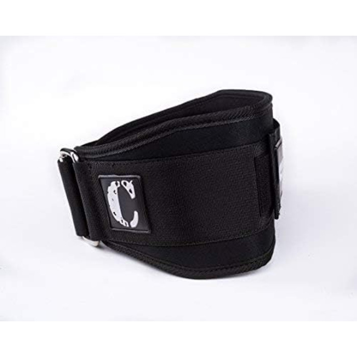 Пояс для важкої атлетики Contraband Black Label 4040, нейлоновий, з липучкою, ширина 12,7 см, з м'якою піною, для пауерліфтингу, бодібілдингу, чоловічий та жіночий