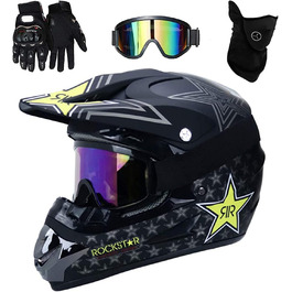 Дитячий шолом Fullface для MTB, мотокросу, BMX, Downhill, ендуро, кросбайка, оффроуд, велосипеду та мотоцикла