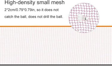 Портативна сітка для бадмінтону проста в налаштуванні, регулюється, міцна та практична, підходить для волейболу, бадмінтону, тенісу та інших видів спорту з м'ячем, спорту в приміщенні та на відкритому повітрі