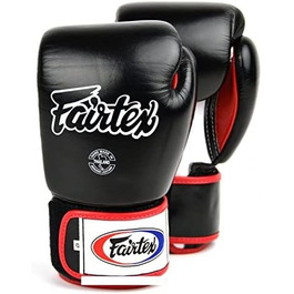 Боксерські рукавички Fairtex BGV1 чорні (8 унцій) ММА Кікбоксинг Муай Тай