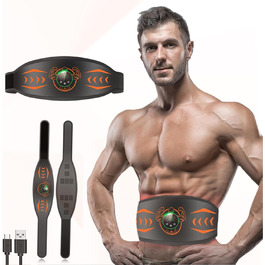 Тренажер для преса Zhailyn EMS Muscle Stimulator з EMS Belt Orange