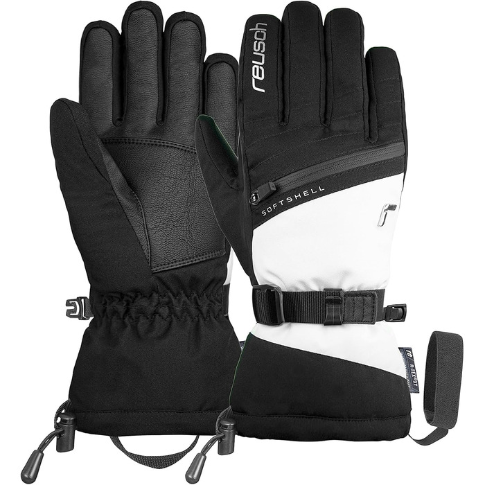 Рукавички жіночі Reusch Demi R-tex Xt Extra Warm, Водонепроникні, Дихаючі (8, чорний / білий)