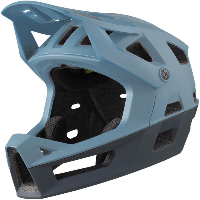 Велосипедний шолом IXS Trigger FF Enduro MTB, білий/синій, SM (54-58 см)
