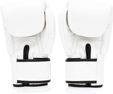 Боксерські рукавички Fairtex BGV1 10 oz для муай-тай, MMA, чоловіків, жінок та дітей, білі, легкі, амортизаційні, для тренувань та спарингів