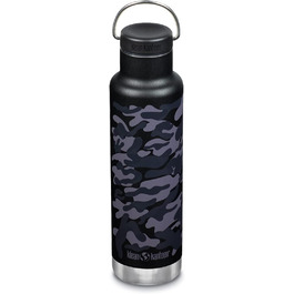 Термос Klean Kanteen Classic з петлевою кришкою, Black Camo, універсальний розмір
