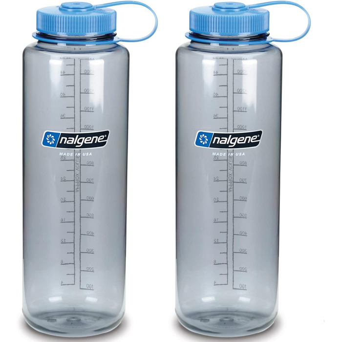 Силос для пляшки Nalgene 'Everyday широке горло 1,5 л сірий набір 2 шт.