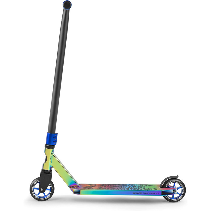 Трюковий самокат SOKE PRO Street Neo Chrome Kick Scooter з кульковим підшипником ABEC 9 Самокат Скутер для дорослих та дітей SOKE