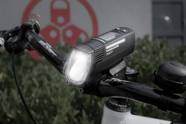 Світлодіодний набір ліхтарів для велосипеда TRELOCK LS 760 I-GO VISION 100 LUX та LS740 VECT із стоп-сигналом, USB зарядка, чорний