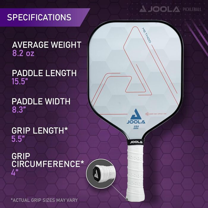 Весло JOOLA Pickleball Core 12 мм White