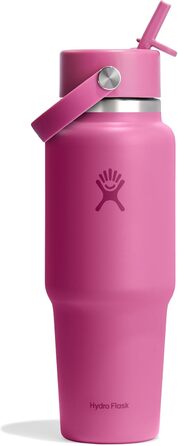 Гідрофляга Hydro Flask 946 мл – термос-пляшка з нержавіючої сталі з вакуумною ізоляцією TempShield, герметична кришка з трубочкою, Reef