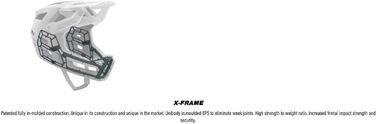 Велосипедний шолом IXS Trigger FF синій, фулфейс