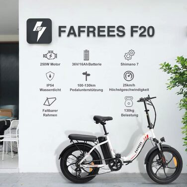 Електровелосипед Fafrees F20 Fatbike 36В 16Ач 20