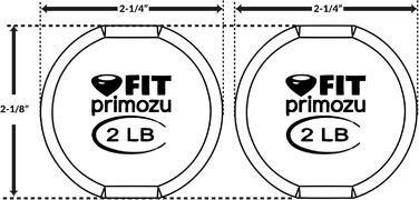 Неопренові гантелі Primozu FIT (пари та комплекти) г) фіолетовий 0,9 кг 1 пара