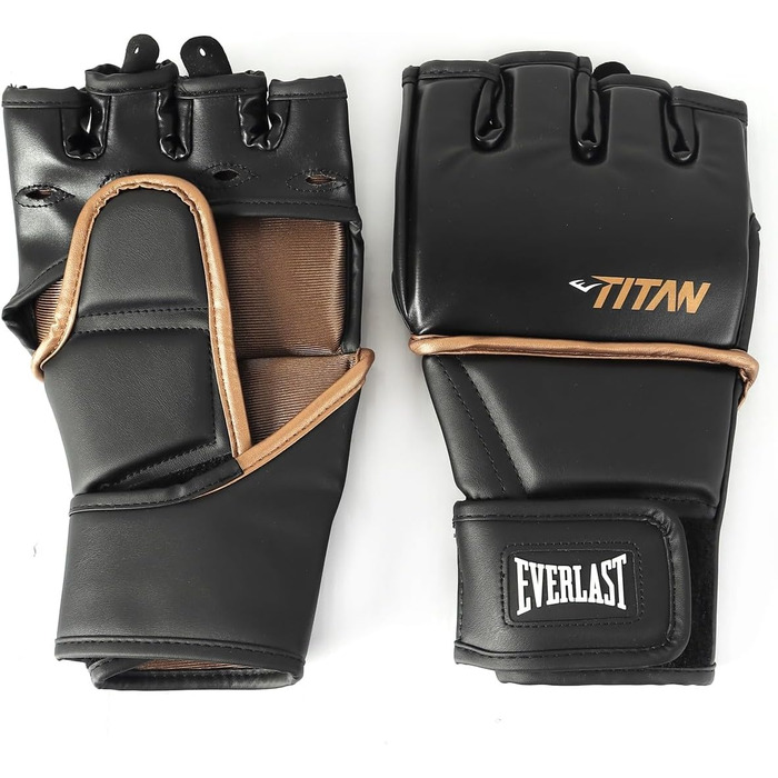 Рукавички Everlast Titanium Grappling Black, S/M & L/XL для ММА та тренувань