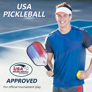 Набір ракеток OXIKEN Pickleball 2 шт., USAPA, вуглецеве волокно, не ковзає