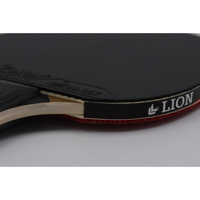 Ракетка LION Premiere Червона Губка 2,0 мм ITTF Для хобі та клубу