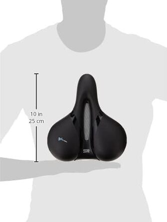 Велосипедне сідло Selle Royal 2205597700, чорне, 227 мм