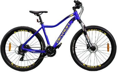 Гірський велосипед Devron RM1.7W, хардтейл алюміній, Shimano 3x8, 27.5 дюймів, дискове гальмо, універсальний гірський велосипед для авантюрних жінок Blue L