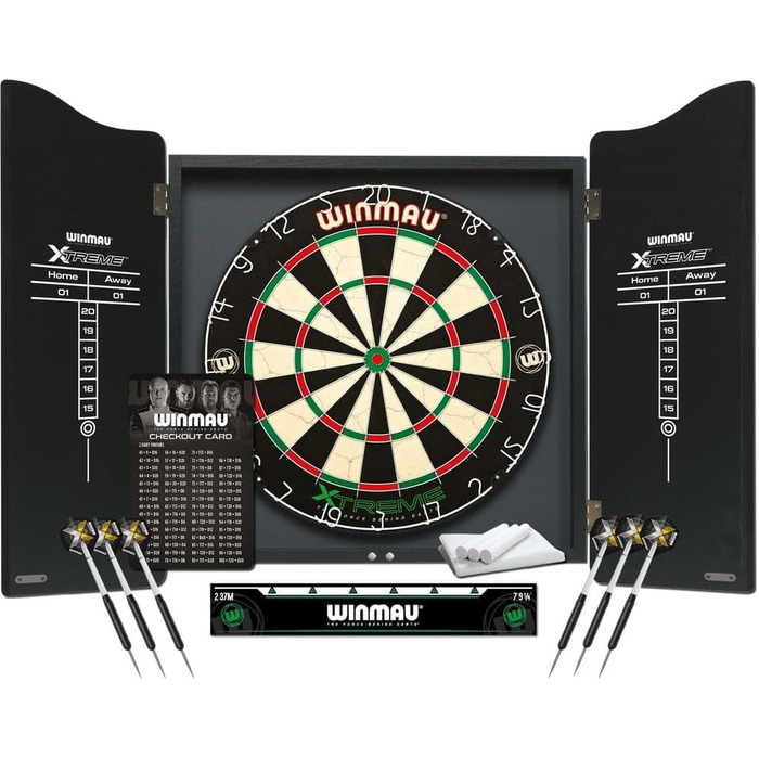 Дартс-набір WINMAU Xtreme: мішень, шафа, аксесуари