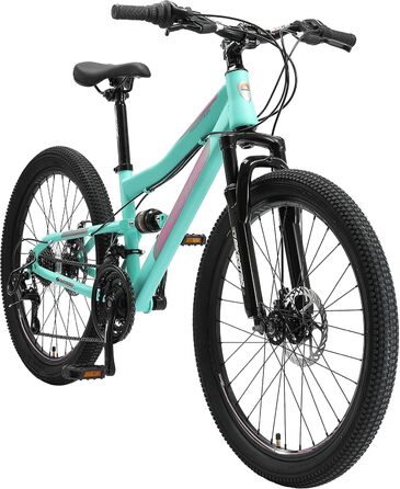 Велосипед Швидкісний Shimano, дискові гальма, 8+, Mint Pink, 24 21-