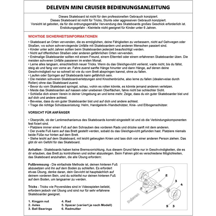 Скейтборд Deleven з інструментом для катання, підшипниками ABEC-9 і колесами 78PU - колекція The Universe - для дітей, дорослих, початківців - 56 см (Black Fog - Black Fog - Black Regular Wheels)