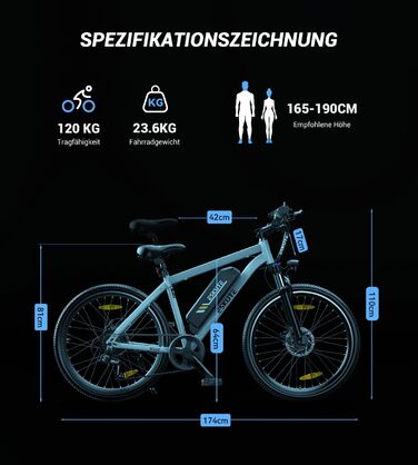 Електровелосипед ESKUTE M100 27,5