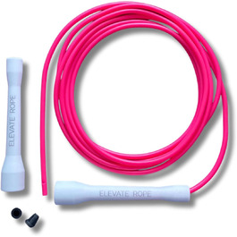 Скакалка Elevate Speed Rope MAX, професійна, 5 мм, міцний ПВХ з нейлоновим осердям, довжина до 3 м, посилені ручки