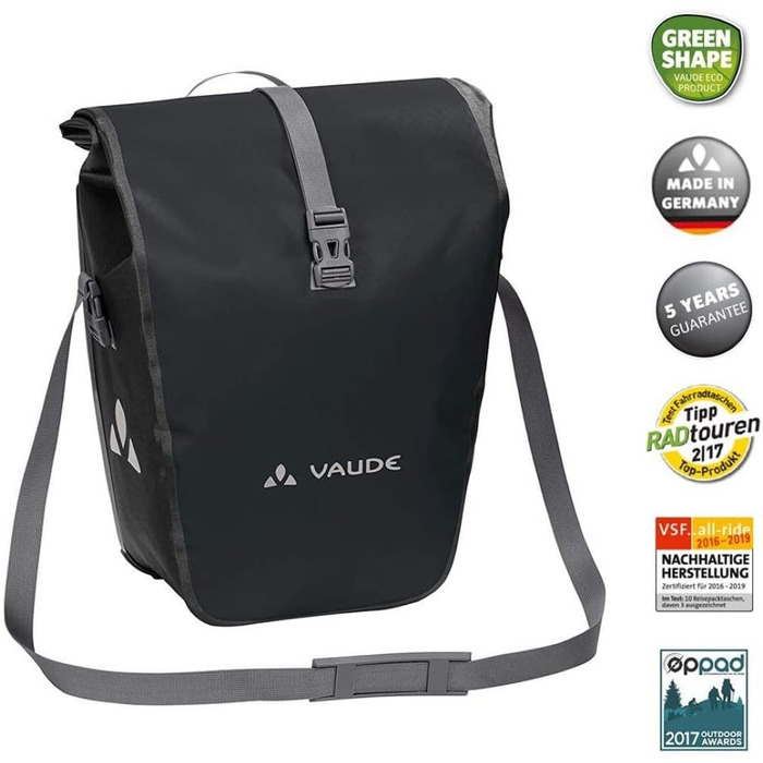 Кофри VAUDE Aqua Back 2x24L, водонепроникні, легке кріплення