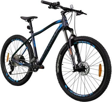 Гірський велосипед Devron Riddle RM3.7, хардтейл алюміній, Shimano 2x10, 27.5 дюймів, дискове гальмо, універсальний гірський велосипед для захоплюючих пригод Grey M