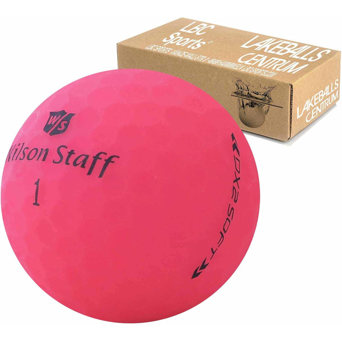 М'ячі для гольфу Wilson Dx2/Duo Soft - Рожевий матовий б/в