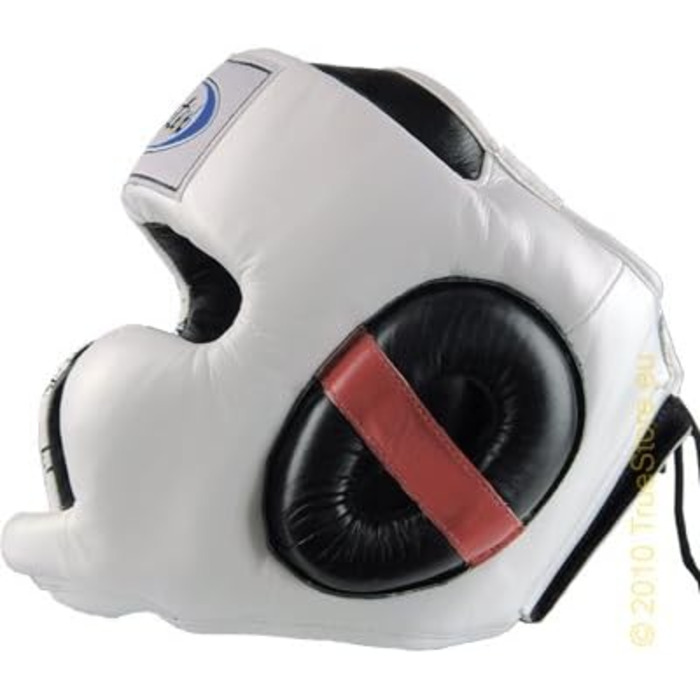 Захист голови Fairtex Spuer Sparring HG10, білий/чорний, M