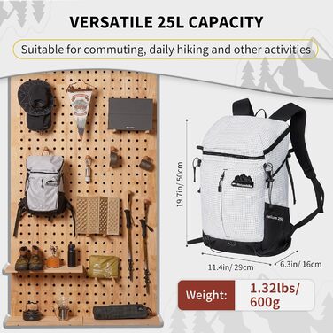 Рюкзак Naturehike 25/35 л водонепроникний для туризму, чоловічий та жіночий, для подорожей, кемпінгу, походів, Outdoor