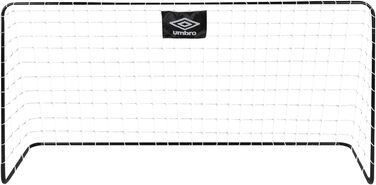 Футбольні ворота Umbro - Футбольні ворота 182 x 122 x 61 см - Футбольні ворота - Футбольні ворота для саду, дітей та дорослих - Футбольні тренувальні аксесуари для приміщень та вулиці - Метал - Чорний