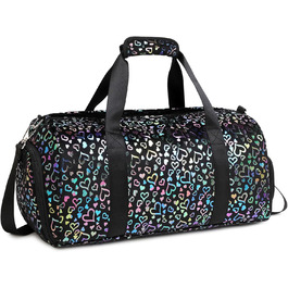 Спортивна сумка Duffel для дівчаток Plush Love Black"