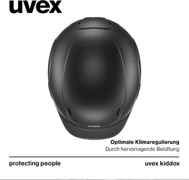 Дитячий легкий шолом для верхової їзди uvex kidoxx, матовий, з індивідуальним регулюванням розміру та оптимальною вентиляцією