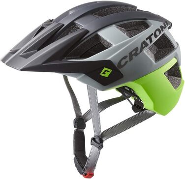 Велошолом Cratoni AllSet MTB чорний/зелений для гірського велосипеда