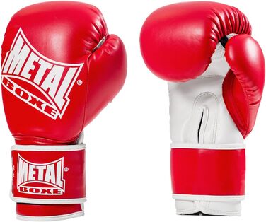 Боксерські рукавички METAL BOXE MB200 (340 г, червоні)