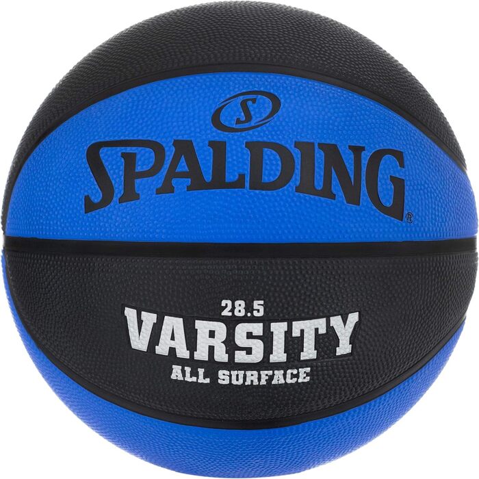 Відкритий баскетбольний м'яч Spalding Varsity Intermediate Розмір 6, 28.5 Синій / Чорний