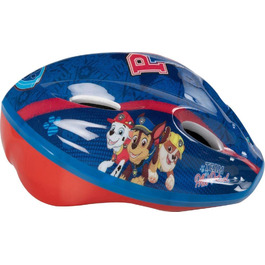 Дитячий велосипедний шолом TataWay Paw Patrol, регульований, пластик, синій, 52-56 см, з кліпсою