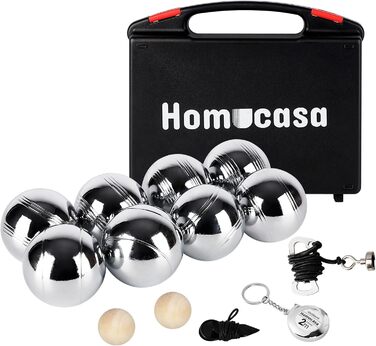 Набір Homucasa Boule/Petanque 8 м'ячів, 73мм/720г, серія B