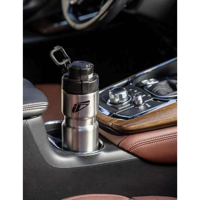 Speedfil Speedflask вакуумна термофляга з нержавіючої сталі для велосипеду та спорту, з кришкою, 2.0, срібляста
