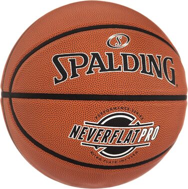 Баскетбольний м'яч Spalding NeverFlat Pro для приміщень і вулиці версія 2022 офіційний розмір 7, 29.5'