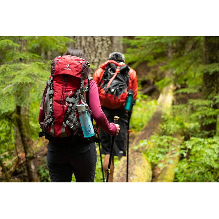 Пляшка для води LifeStraw 1л пластикова 006-6002148 2-ступінчаста (654 мл, темно-бірюзована)