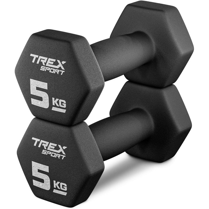 Набір неопренових гантелей TREX SPORT 2 шт 4-20 кг для жінок і чоловіків